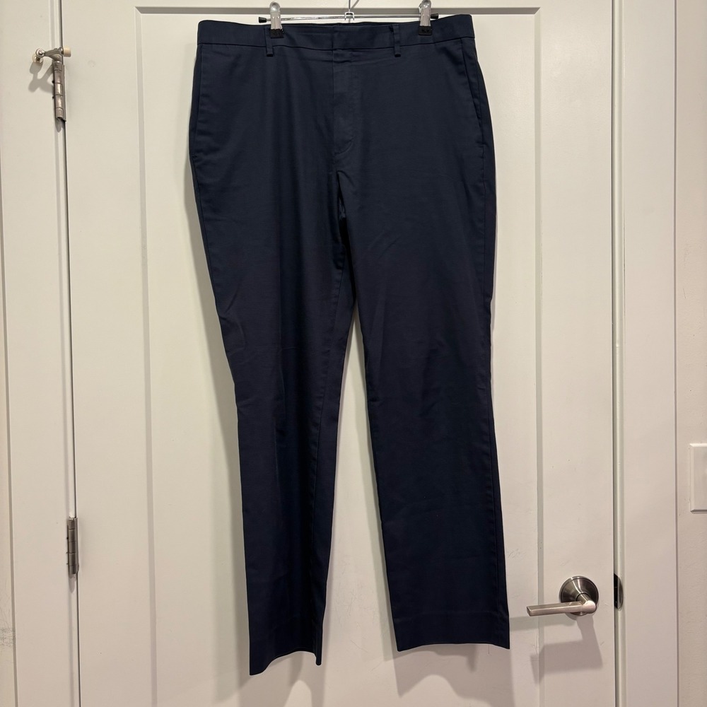 Banana Republic Slim Fit Chinos Navy Blue Dress Pants Mens 34x32